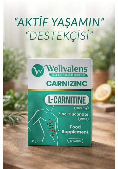 Carnizinc L-karnitine 1000 Mg + Çinko Desteği 30 Tablet Diğer