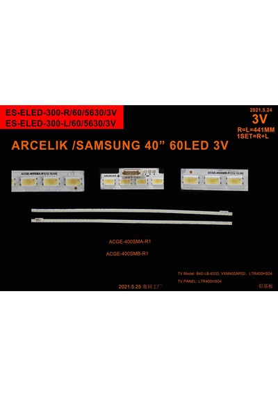 Winkel Lcd Led-2323-2 Li-takım-a40lb8467 A40lb6323 A40lw8467 A40lw7336-eled-300