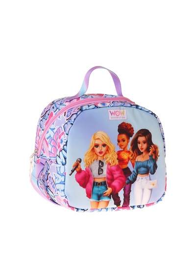 Wow Generation Music Desenli Lila Renkli Kız Çocuk Isı Yalıtımlı Okul Beslenme Çantası - W6045