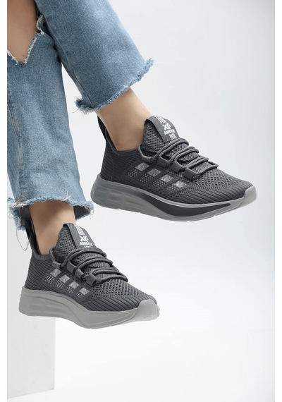2201-awıdox Anatomik Tabanlı Unisex Bağcıksız Sneakers Ayakkabı Füme