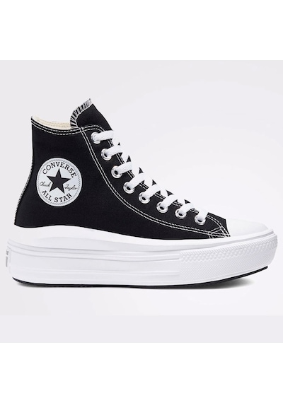 Converse Chuck Taylor All Star Move Kadın Siyah Ayakkabı 568497c-001 Siyah