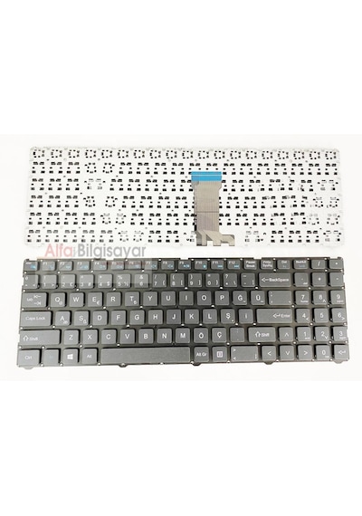 Alfabilgisayar Casper Uyumlu Nirvana C650.8250-4C40T-S Klavye Siyah Renk Q-Tr Tuş Takım