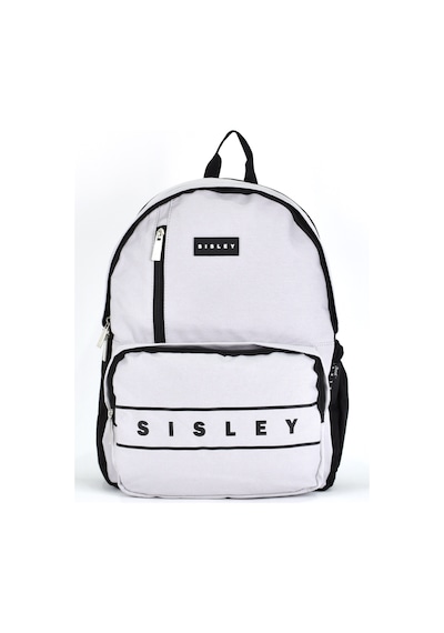 Sisley Okul Sırt Çantası Unisex Çok Gözlü Günlük Seyahat Sırt Çantası Gri 12920