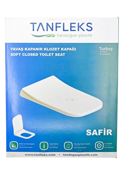 Klozet Kapağı Safir Beyaz