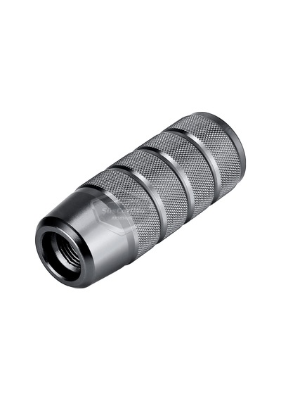 Üniversal 9.5 Cm Jdm Metal Spor Görünümlü Vites Topuzu Aparatlı Alüminyum Alaşım Otomatik-manuel Yarış Vites Kolu Titanyum Gri 00 Şüscaroto Aksesuar Titanyum Gri