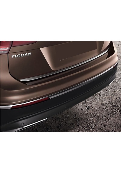 Volkswagen Tiguan Formlu Krom Bagaj Alt Çıta 2016- Üzeri Paslanm N11.1191