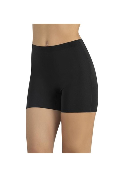 Fabony Bayan Lazer Kesim Silikon Bantlı Boxer 2050b Siyah