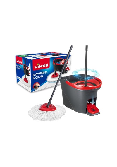 Vileda Vldturbo Turbo Pedallı Temizlik Seti, Siyah, 29.6 X 48.6 X 29.3 Cm Diğer