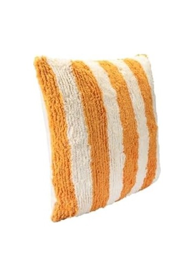 Pop Stripe Dokuma Yastık Hardal 45x45cm 50 x 22