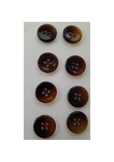 Kehrıbar Akrılık Düğme 17 Mm ,8 Adet