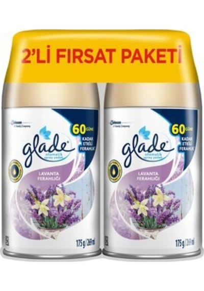 Glade Otomatik Sprey  Yedek Lavanta Ferahlığı 2 x 269 ML