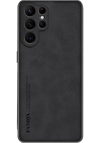 Microcase Samsung Galaxy S26 Ultra İle Uyumlu Luxury Leather Series Deri Desenli Plastik Koruma Kılıf - Al8125 Siyah