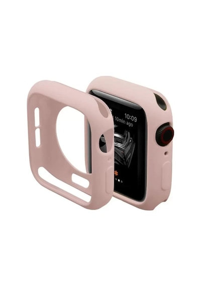 Newface Apple Uyumlu Watch 44mm Silikon Alt Kasa - Pudra Korumalı Kapak