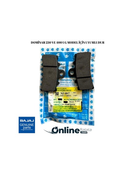 Bajaj Dominar 250 400 Ug Ön Fren Balatası 36jg0017 Obbj029