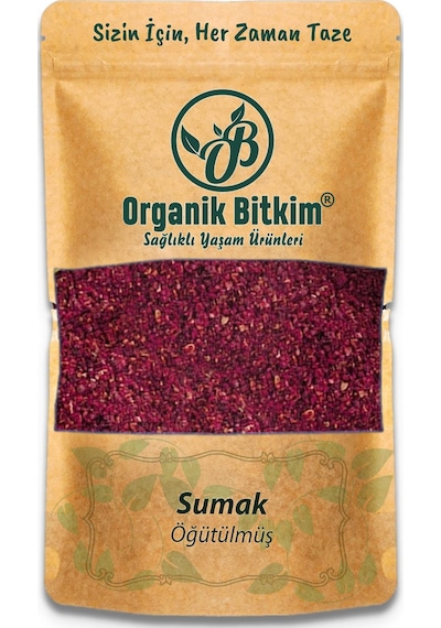 Organik Bitkim Toz Sumak (Öğütülmüş) 500 G