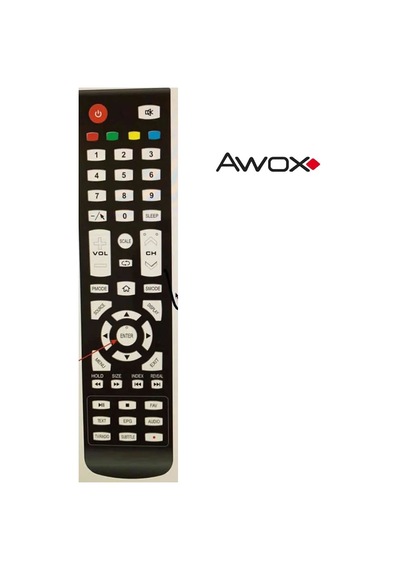 Awox Smart Uydu Alıcılı Led Tv Kumandası