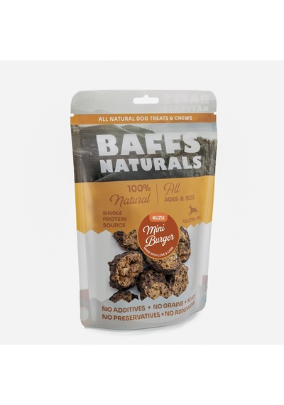 Baffs Naturals Kuzu Mini Burger Köpek Ödül Maması 100 G