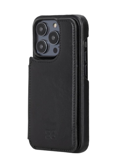 Bouletta Apple Uyumlu iPhone 14 Pro Max Deri Kılıf UBW RST1