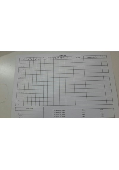 Bebek ve Çocuk İzlem Formu