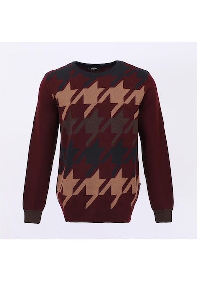 Dio Rise Erkek Uzun Kol İnce Sweatshirt - 180980 - Koyu Bordo Koyu Bordo