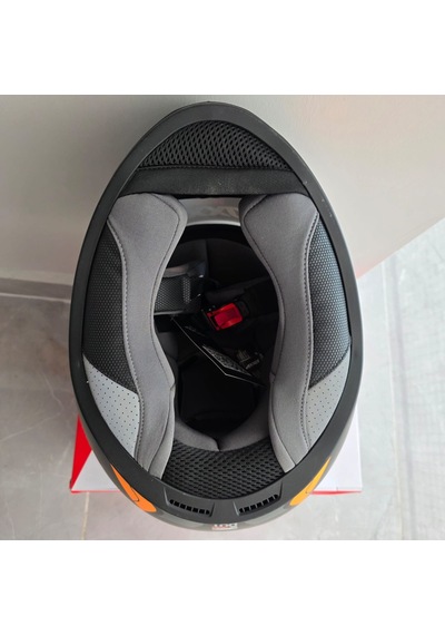 Kapalı Kask Axxıs Mat Siyah Neon Turuncu Xl Mat Siyah - Turuncu