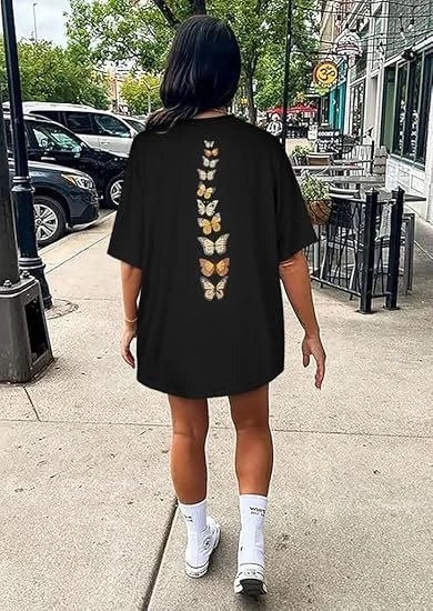 Suma Bisiklet Yaka Baskılı Siyah T-shirt - L Beden