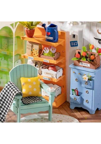 Rolife Dg163 Rüya Gibi Bahçe Evi Dreamy Garden House Dıy Minyatür Maket Model Seti Mini Dollhouse 3d Model Kit Detaylı Dekoratif Hobi Seti 3d Puzzle Tiny House