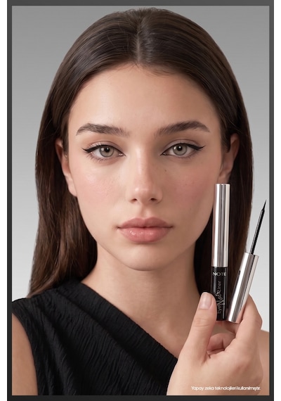 Note Eye Noir Liner Uzun Süre Kalıcı Likit Eyeliner Siyah