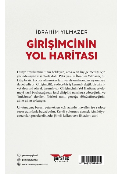 Girişimcinin Yol Haritası - İbrahim Yılmazer - Perseus Yayınevi