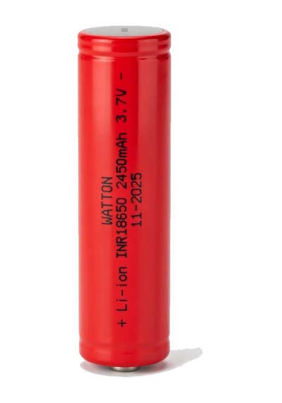 Özel Seri Cihaz Bataryası Enerji Kaynağı 18650 2450mah 3.7v Li-ion Şarj Edilebilir Pil Wt-ınr18650