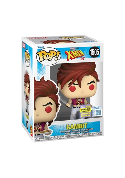 Funko Pop X-men '97 Gambit 2025 Summer Convention Limited Edition