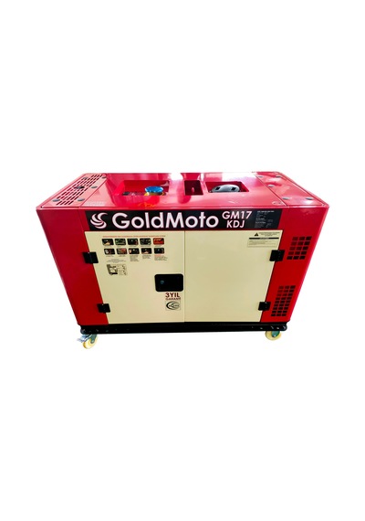 Goldmoto GM17KTDJ 17KVA Trifaze Marşlı Kabinli Dizel Jeneratör