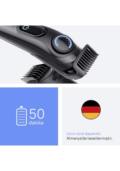 Braun Sakal Düzeltici Series 3, +3 Aksesuar, 40 Uzunluk, Keskin Bıçak, Bt3520