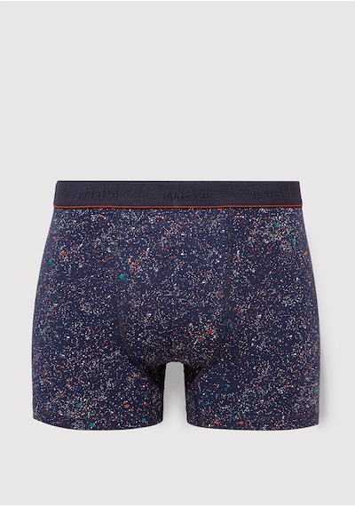 Mavi - Baskılı Lacivert Boxer 091280-28417 Lacivert