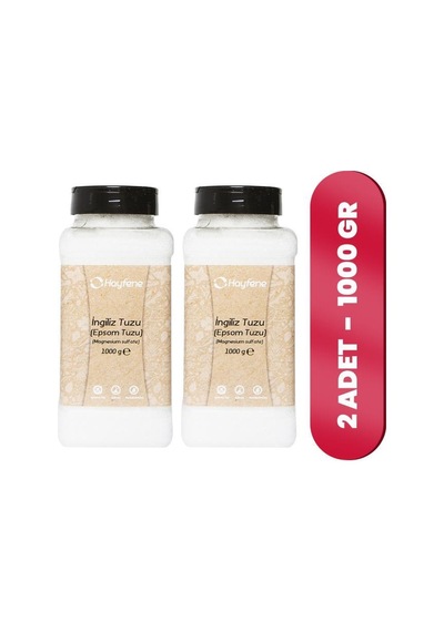 Hayfene İngiliz Tuzu ( Epsom Tuzu ) 2'li 1 KG