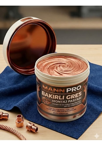 Mann Pro Bakırlı Gres Montaj Pastası Bakır Gres 100 G