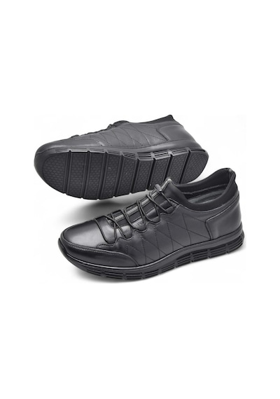 Papatay 3216 Ortopedik Taban Günlük Hakiki Deri Erkek Ayakkabı Kauçuk Taban Casual Ayakkabı Siyah Papatay 3216 Ortopedik Taban Günlük Hakiki Deri Erkek Ayakkabı Kauçuk Taban Casual Ayakkabı Siyah