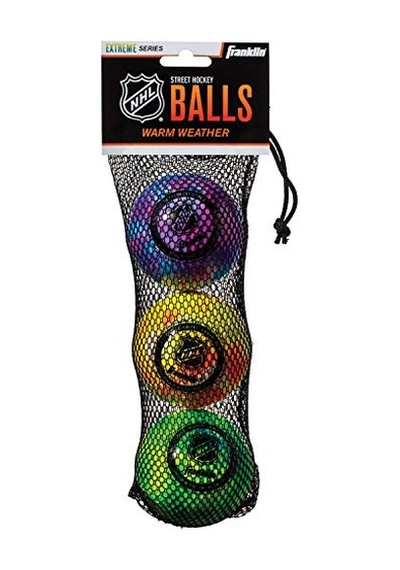 Nhl High Density Street Hockeyball, 3er-pack Açık Yeşil