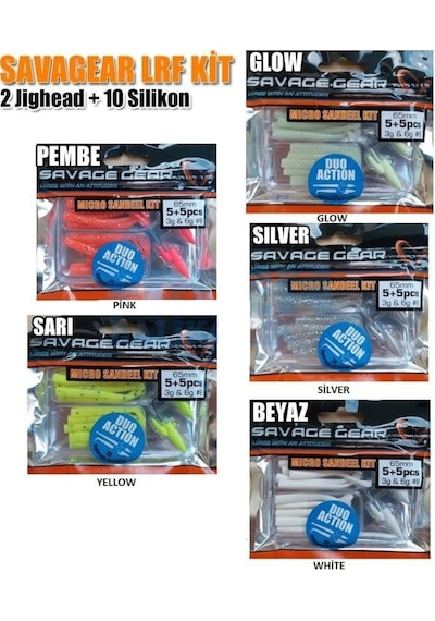 Savage Gear Lrf Micro Sandeel Kit Yem (200831554)