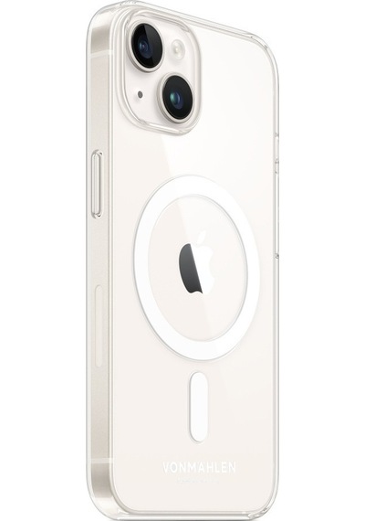 Vonmahlen İphone 14 Plus Magsafe Uyumlu Sararma Önleyici Korumalı Şeffaf Telefon Kılıfı