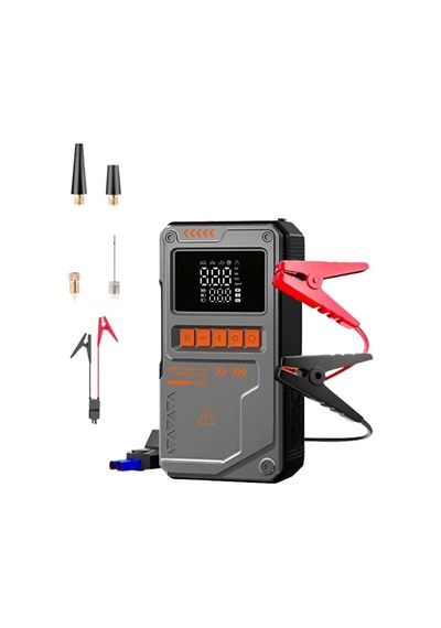 Çeşithane Tlj-02 Araç Jump Starter & Hava Kompresörü 10000mah Type-c Acil Akü Takviye Cihazı