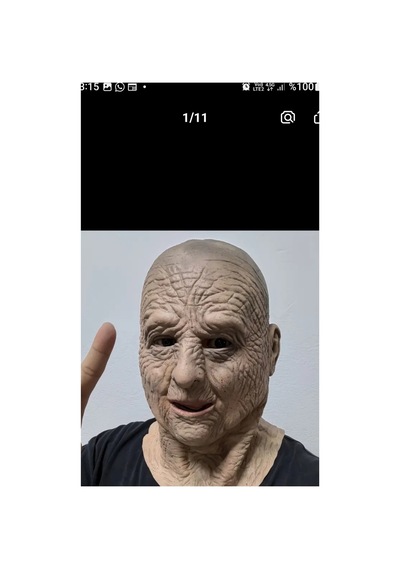 Yaslı Adam Korku Maskesì Diğer