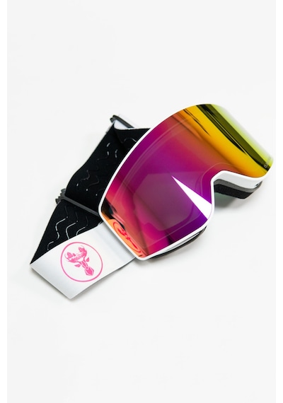 Profesyonel Kayak / Snowboard Gözlüğü Mıknatıslı Model Mor-pembe Mor - Pembe