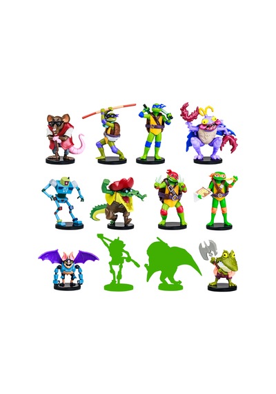 Tmnt Figürlü Kalem Başlığı 12'li Paket Model 2 Nt2080