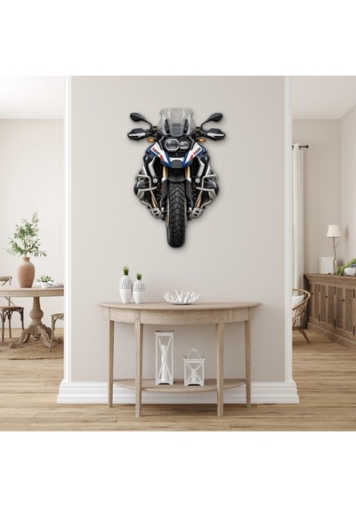 Macera Motosikleti Ön Görünüm - Metal Tablo - Dec0223 35 X 50 Cm Çok Renkli