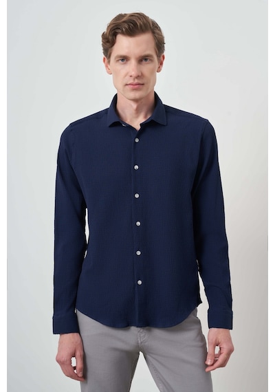 Morven Erkek Lacivert Gofre Trend Desenli Dynamic Fit İtalyan Yaka Gömlek 25ms004023200 Lacivert Morven Erkek Lacivert Gofre Trend Desenli Dynamic Fit İtalyan Yaka Gömlek 25ms004023200 Lacivert