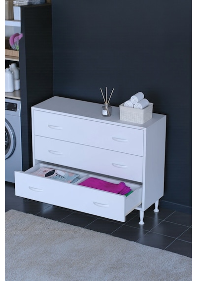 Eliusta Seçer 3 Çekmeceli 90 Cm Banyo Ve Mutfak Dolabı Beyaz 90x75x32,5 Cm Çok Amaçlı Organizer Dolap Beyaz Eliusta Seçer 3 Çekmeceli 90 Cm Banyo Ve Mutfak Dolabı Beyaz 90x75x32,5 Cm Çok Amaçlı Organizer Dolap Beyaz