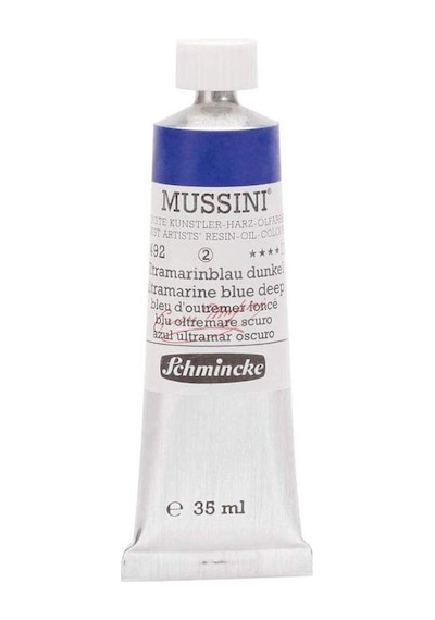 Mussini 35Ml Yağlı Boya Seri:2 No:492 Ultramarine Blue Deep