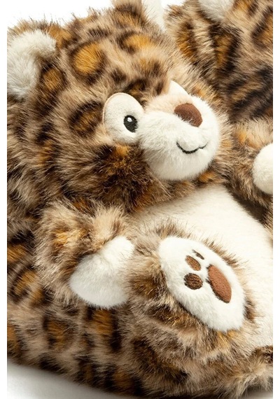 Twigy Panky Kadın Hayvanlı Panduf Leopar-kahverengi 36/41