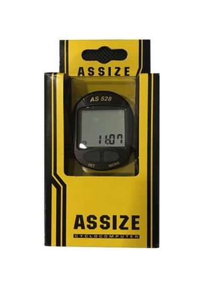 ASSIZE AS-528 DİJİTAL KM SAATİ KABLOLU Siyah